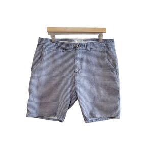 Fundamental Coast Blue Stripe‎ Chino Shorts Men's Size 36
